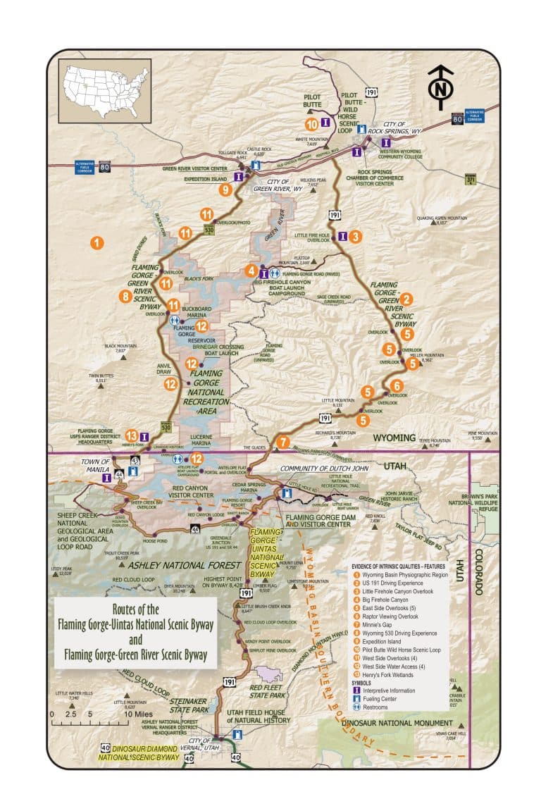 Flaming Gorge-Green River Basin Scenic Byway | I-80 Exit Guide