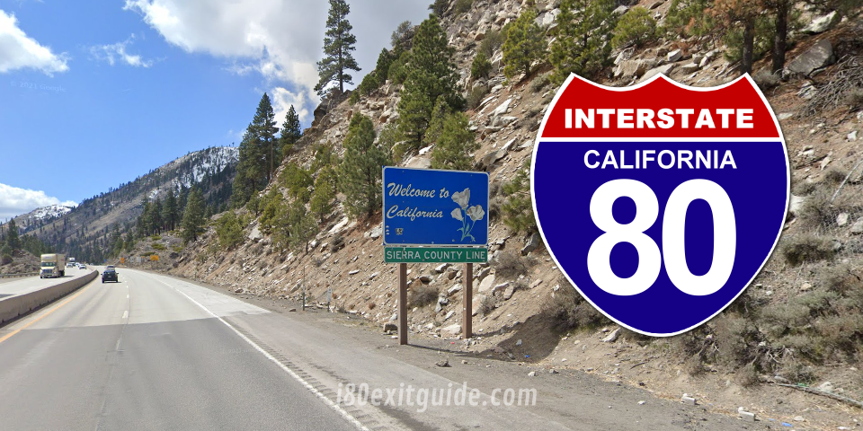 Welcome to California | I-80 Exit Guide